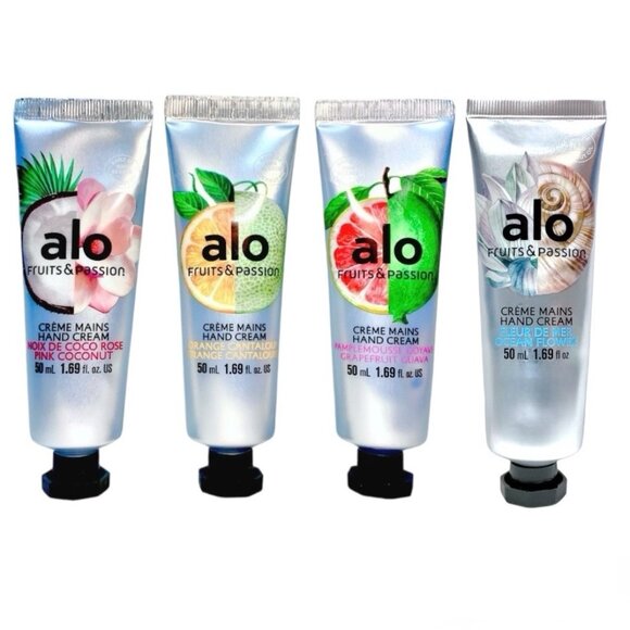 Fruits & Passion—Tropical Hand Cream & Bath Bundle—6pc Spa Gift Set  *NIP* - Picture 6 of 7